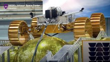 NASA VIPER Moon Rover Prototype Rolls Down Ramp In Tests On Earth
