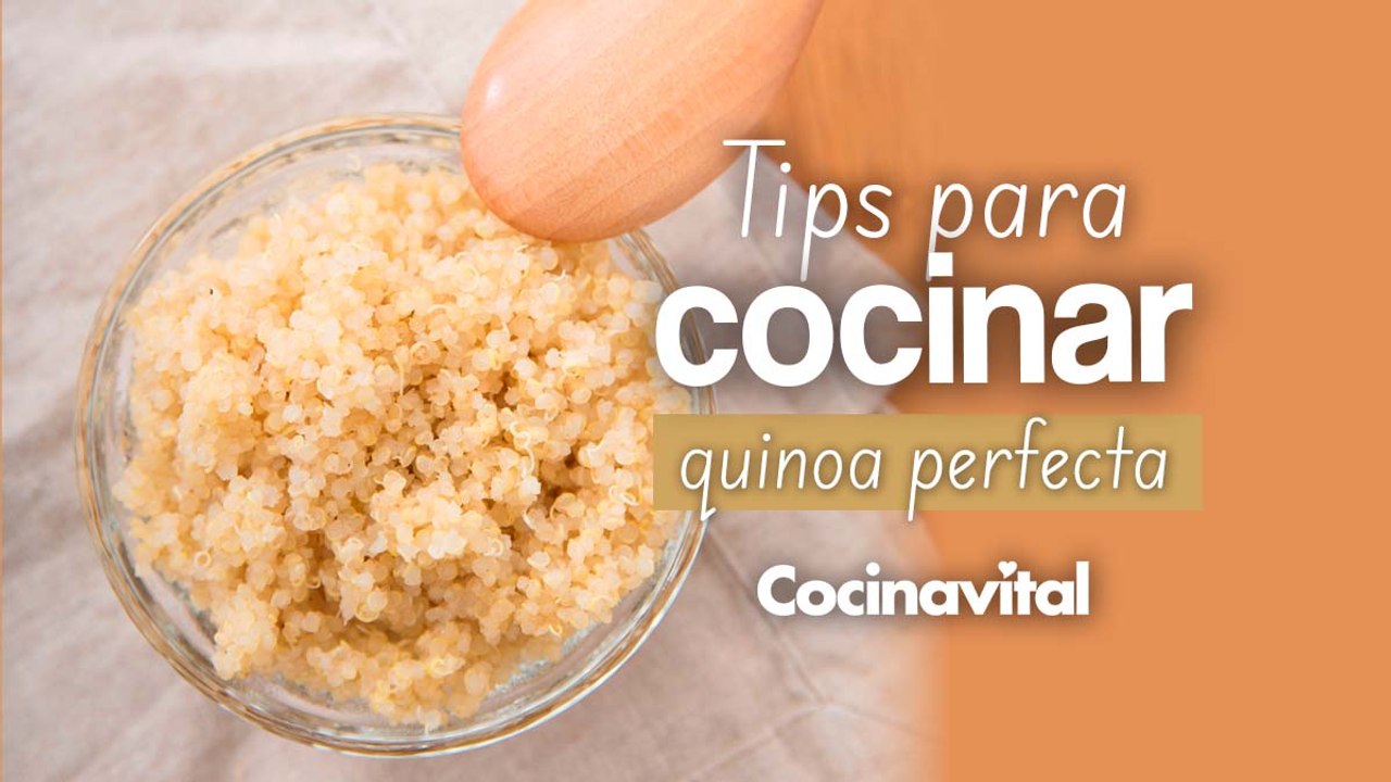 Así debes cocinar la quinoa para que quede suelta