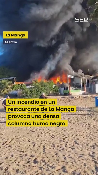 El incendio en el restaurante de La Manga que visitó Chicote