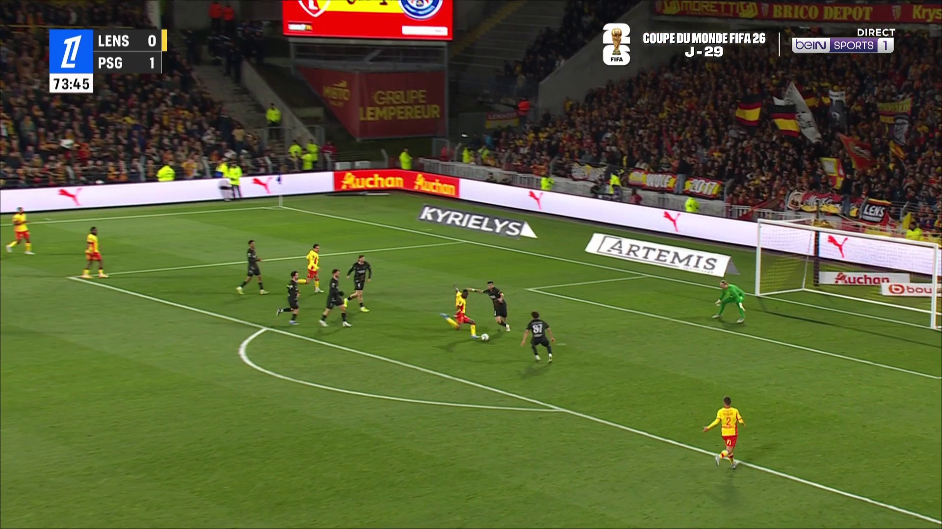 Ligue 1 : Le poteau pour Lens !