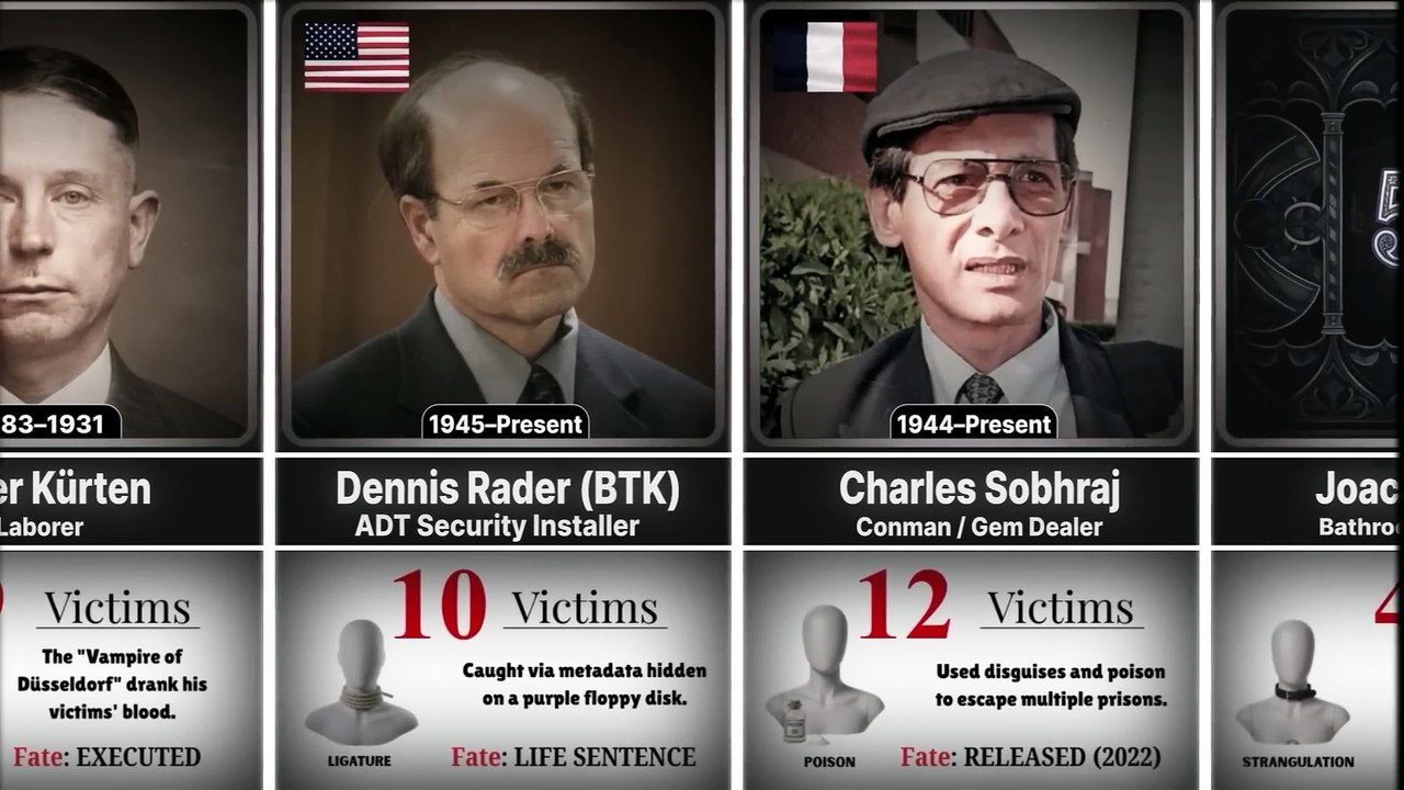 The Most Dangerous Serial Killers Ever Recorded | HD 1080p