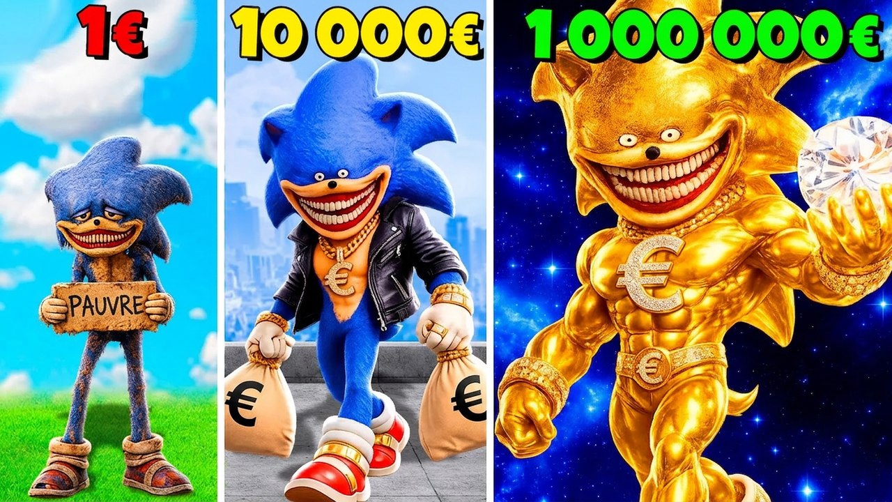 De 1 $ à 1 000 000 $ : l'incroyable parcours de Shin Sonic dans GTA 5 grâce au mod Sonic Movie !