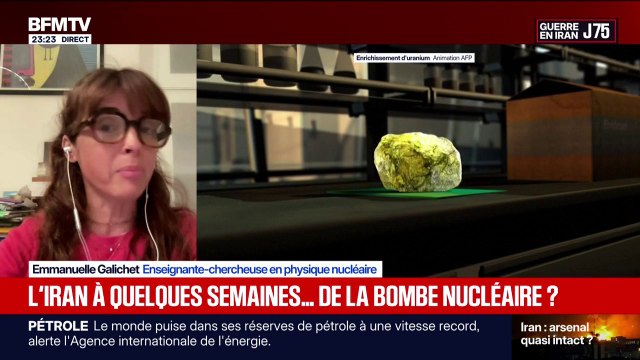 Iran: “En quelques semaines, ils peuvent avoir de l’uranium enrichi à 90%”, estime Emmanuelle Galichet, enseignante-chercheuse en physique nucléaire