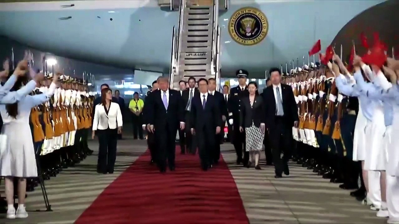 Donald Trump inicia su visita a China para una cumbre histórica con Xi Jinping