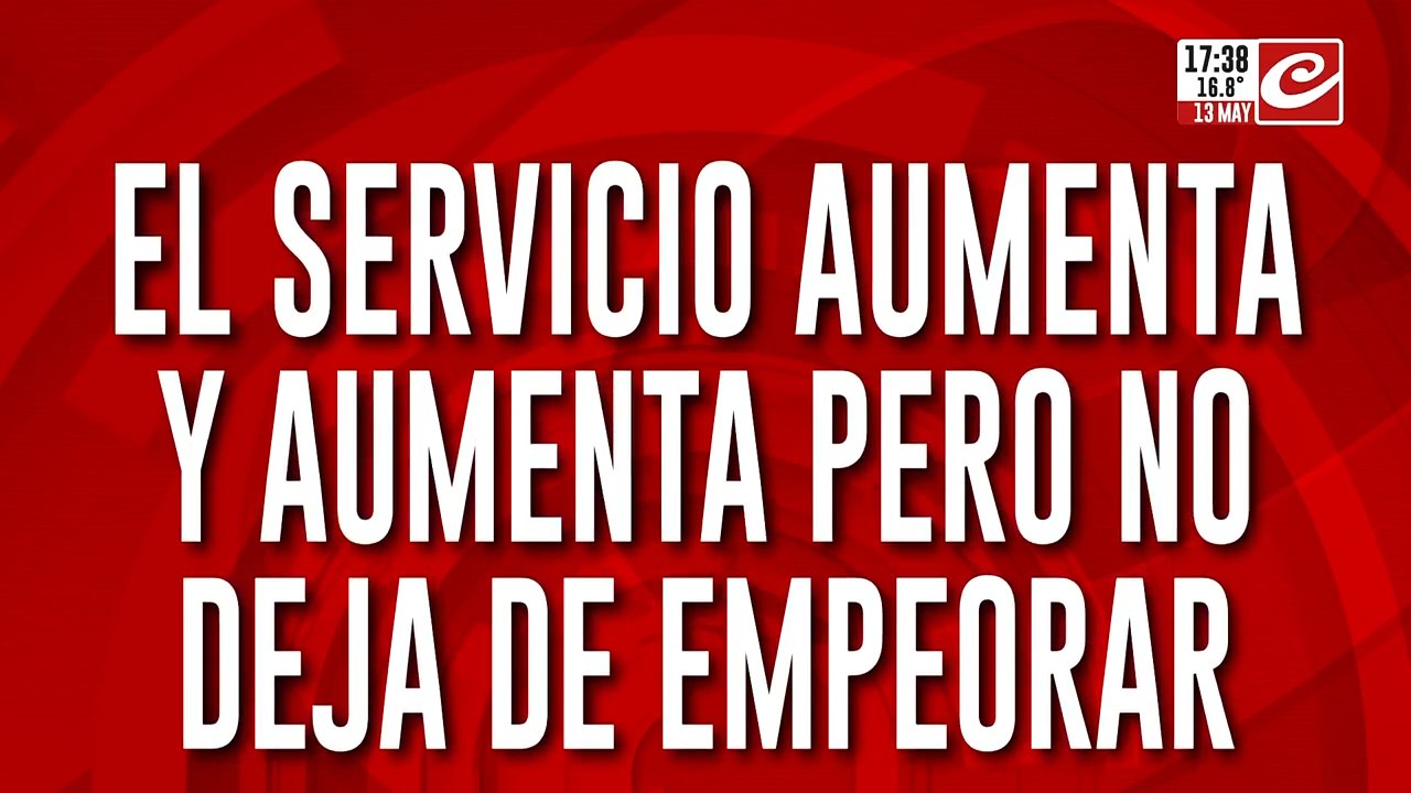 Tarifazo al transporte: el lunes aumenta el tren y el colectivo