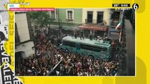Banda 'U2' graba video en centro histórico