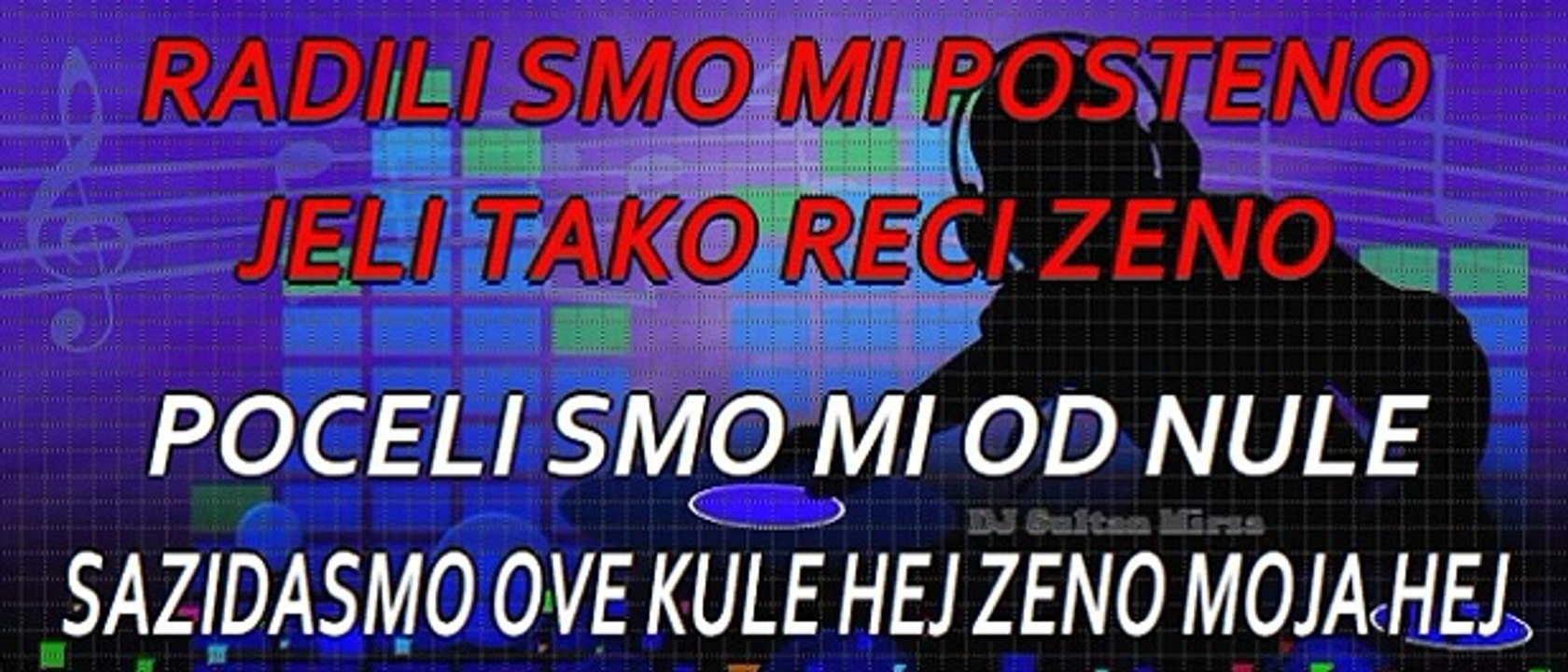 I sve što sam stek'o - Ansambl Zora (uživo karaoke)