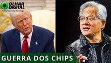 Trump leva CEO da Nvidia à China para liberar vendas de chips de IA