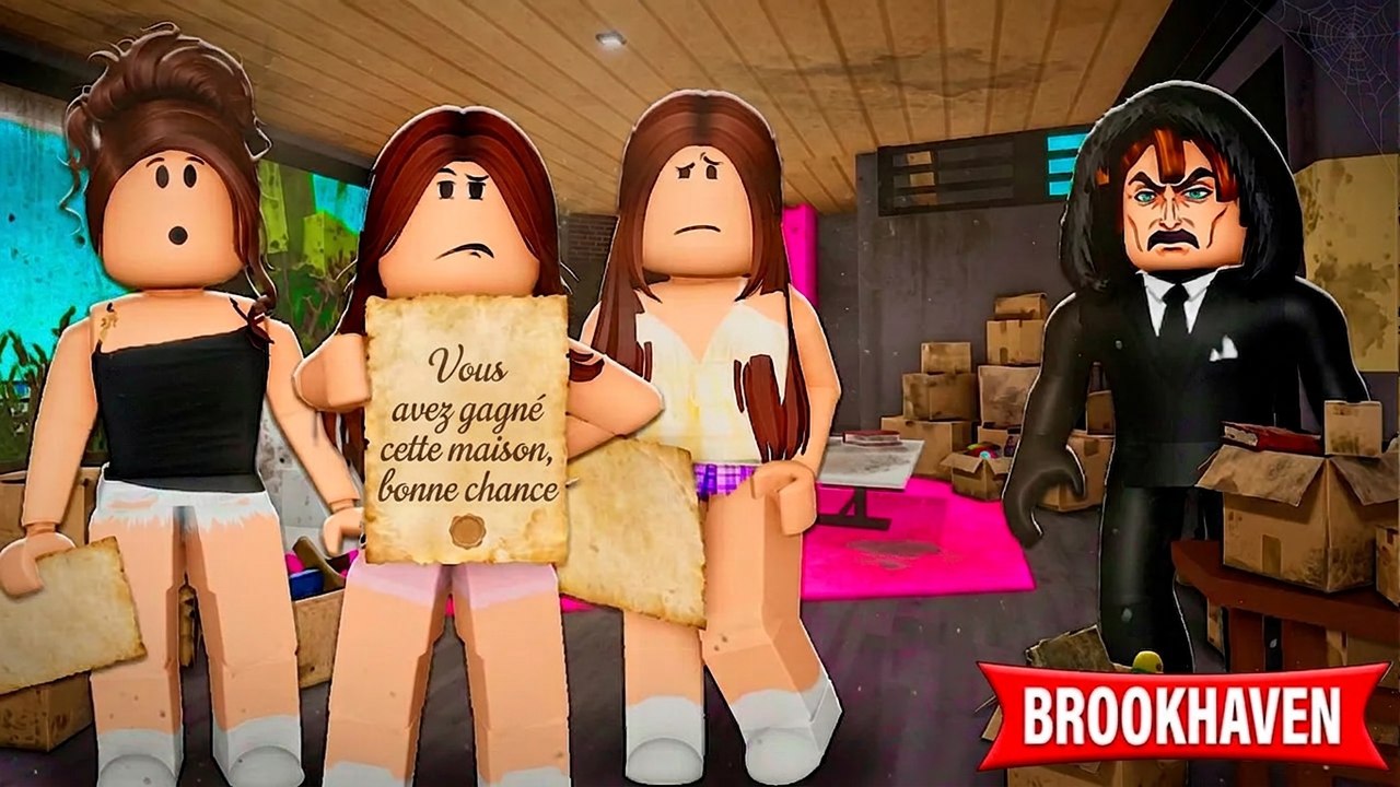 Les filles héritent d’un manoir plein de mystères ! | Histoires Brookhaven RP | Roblox