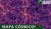 James Webb cria mapa mais detalhado da teia cósmica