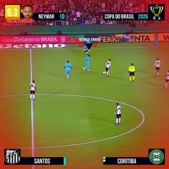AVALIANDO NEYMAR VS CORITIBA - COPA DO BRASIL 2026 #neymar #santos #coritiba