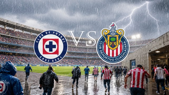 Cruz Azul vs. Chivas: Lluvia en el Estadio Azteca alerta a la afición de CDMX