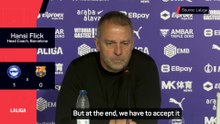 Flick disappointed Barcelona can't reach 100-point mark
