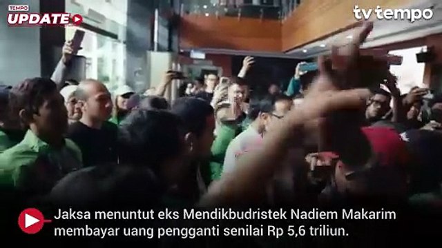 Nadiem Mengaku Tidak Punya Uang saat Dituntut Jaksa Rp 5,6 Triliun