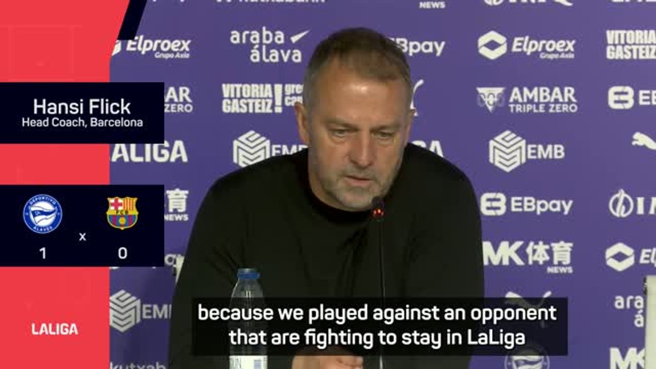 Flick disappointed Barcelona can't reach 100-point mark