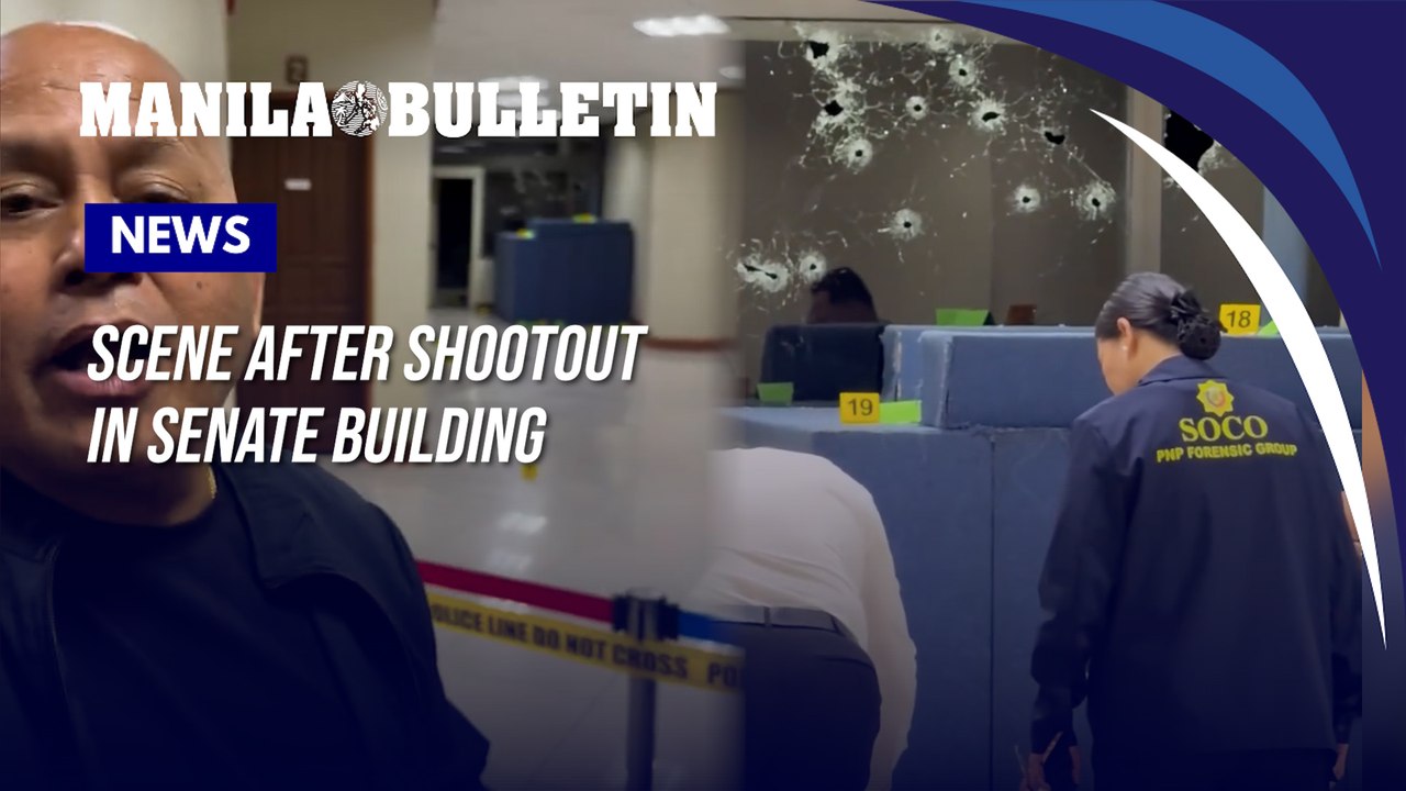 Scene after Shootout in Senate Building