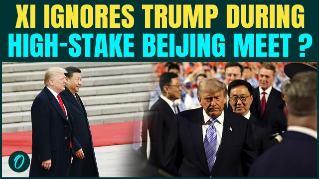 Trump-Xi MEET: Xi Barely Looks At Trump During Beijing Meeting | Trump HUMILIATED Globally?