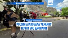 Россия за считанные часы среды запустила по Украине более 800 дронов