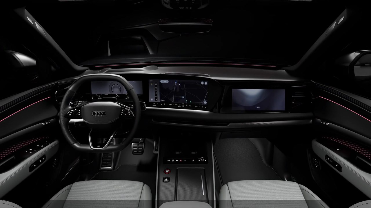 Audi Q9 Prototype – Interieur und beleuchtetes Glasdach – Animation