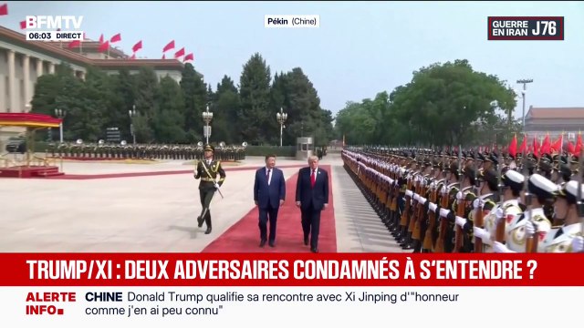Donald Trump accueilli en grande pompe par Xi Jinping à son arrivée en Chine
