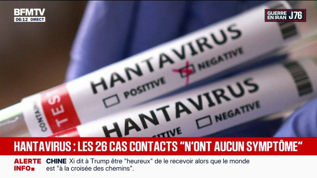 Hantavirus: les cas contacts français ne présentent aucun symptôme