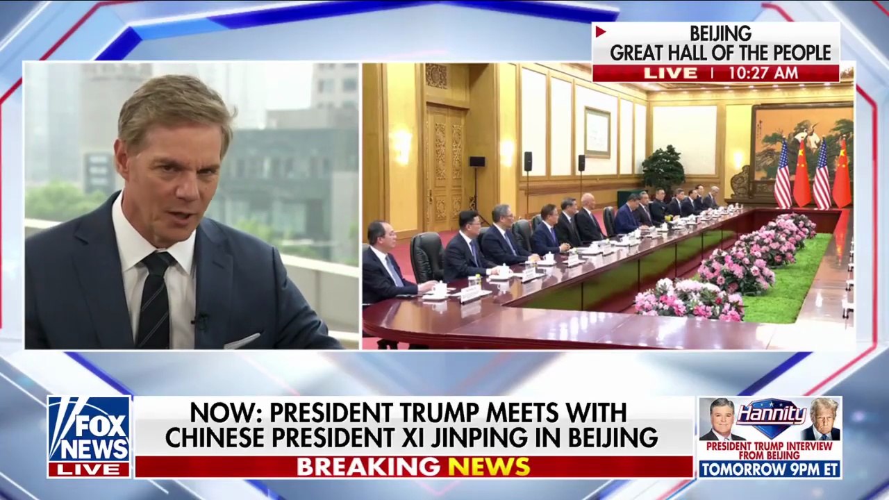 WATCH: Trump, Xi begin talks in Beijing