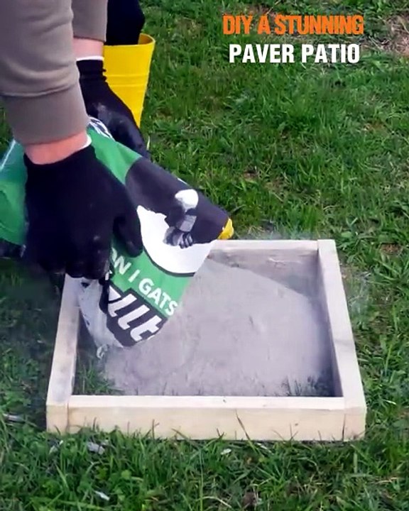 Craft a paver patio for summer gatherings!