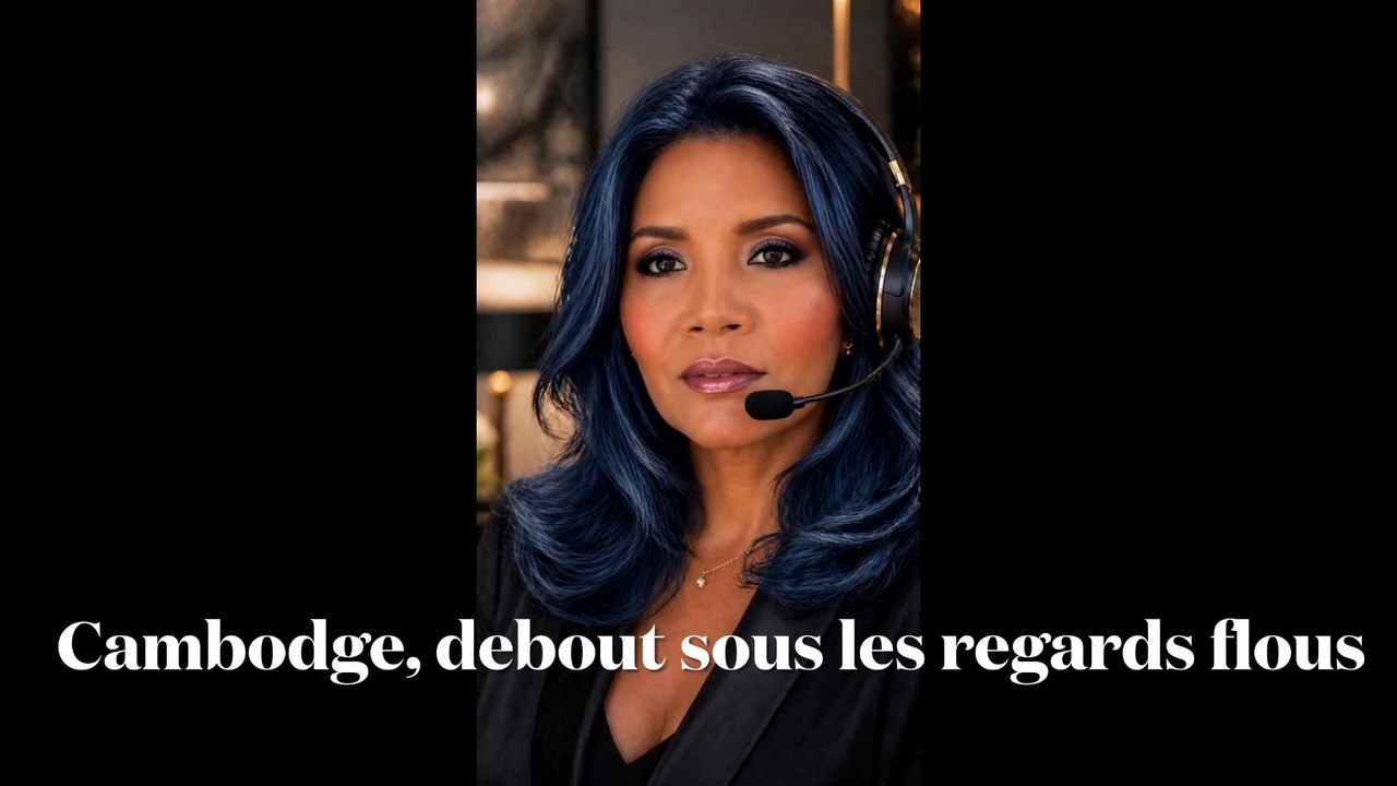 Cambodge, debout sous les regards flous (musique générée par IA texte Neary)