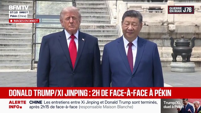 Après deux heures de discussions, Donald Trump et Xi Jinping visitent le Temple du Ciel, site historique et emblématique de Pékin
