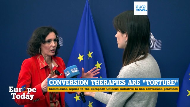 'Barbaric' LGBTQI+ conversion therapy akin to 'torture', EU commissioner tells Euronews