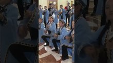 Cumhurbaşkanı Erdoğan’a Kazakistan’da Dombra sürprizi