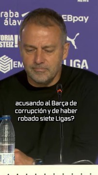 La reacción de Flick a las declaraciones de Florentino Pérez sobre el Barça