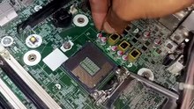 Hp ProDesk 800 G1 power button push light on before off light release the button - no display