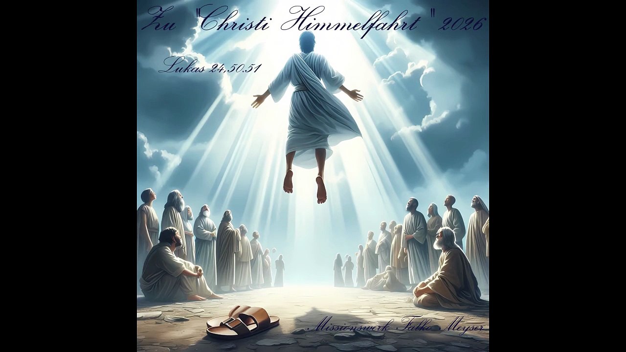 Zu 'Christi Himmelfahrt' 2026 - Lukas 24,50.51