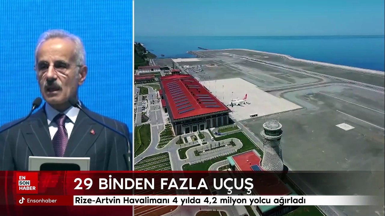 Rize-Artvin Havalimanı 4 yılda 4,2 milyon yolcu ağırladı