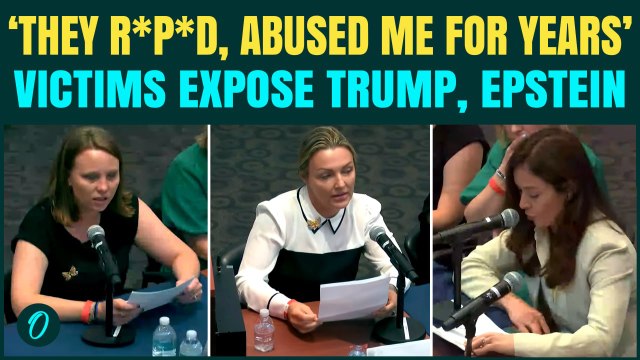 ‘Trump, Epstein R*P*D Girls…’: Epstein Victims Reveals Trump’s Secrets in CHILLING 1st Testimony