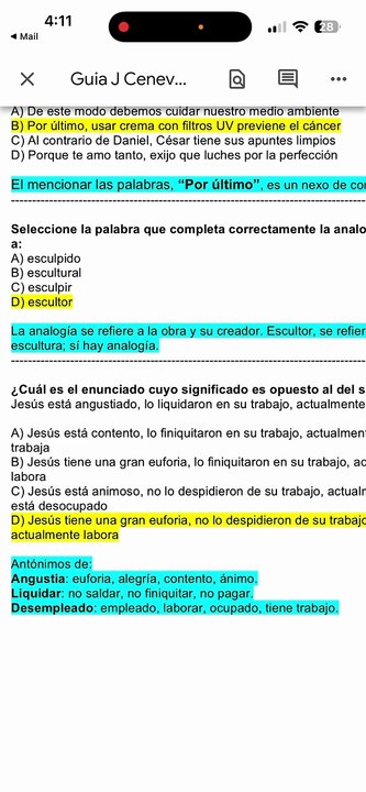 Preguntas de redacción y comprensión lectora EXANI II INGRESO A LICENCIATURA https://www.miguiaceneval.com/