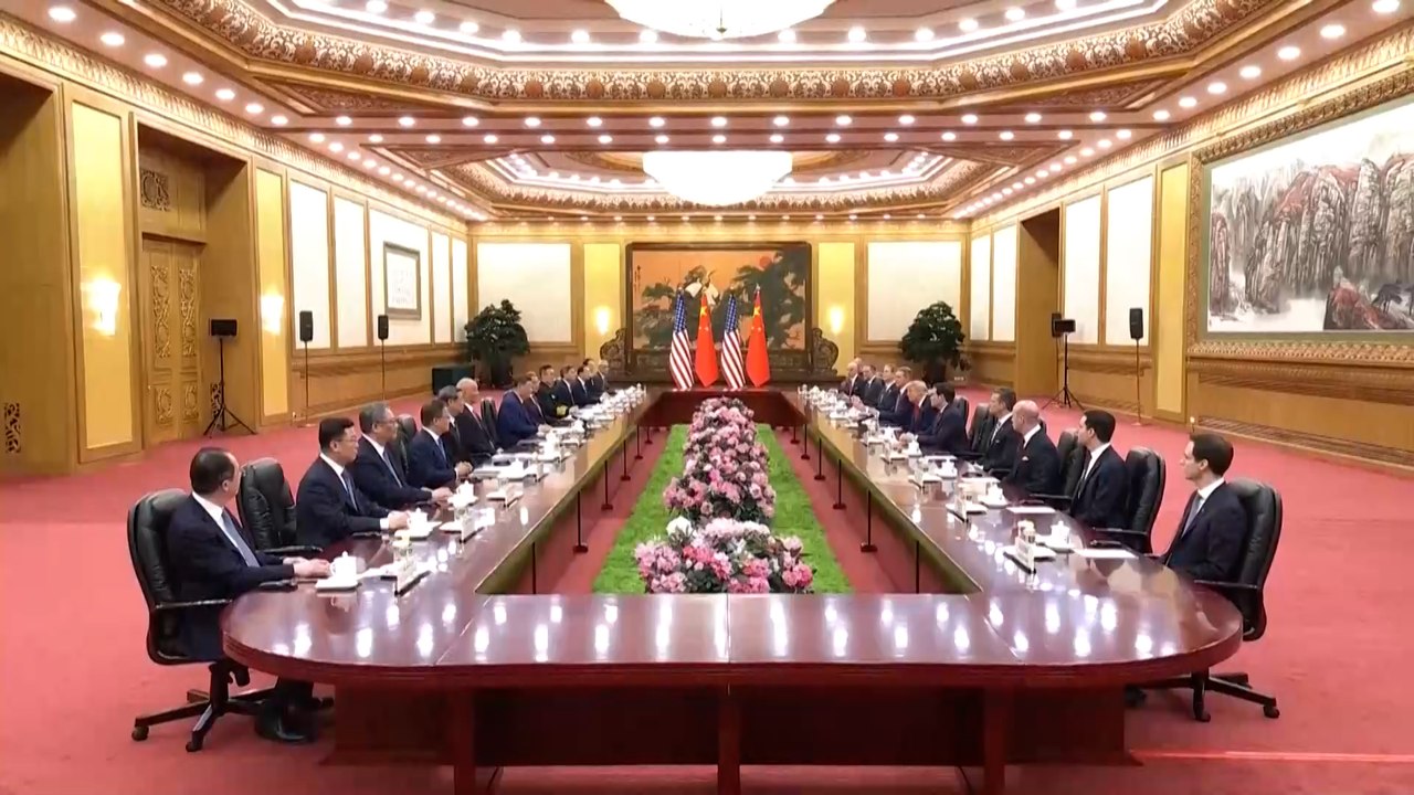 Xi Jinping recibe a Trump en China