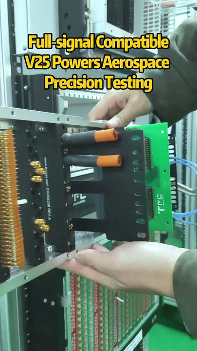 Full‑signal CompatibleV25 Powers Aerospace Precision Testing.