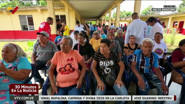 Con amor y gratitud los adultos mayores del estado Delta Amacuro disfrutaron de una jornada integral