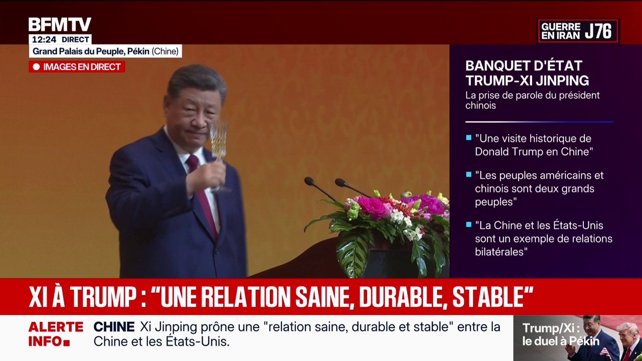 Sommet Chine-États-Unis: le président chinois X...