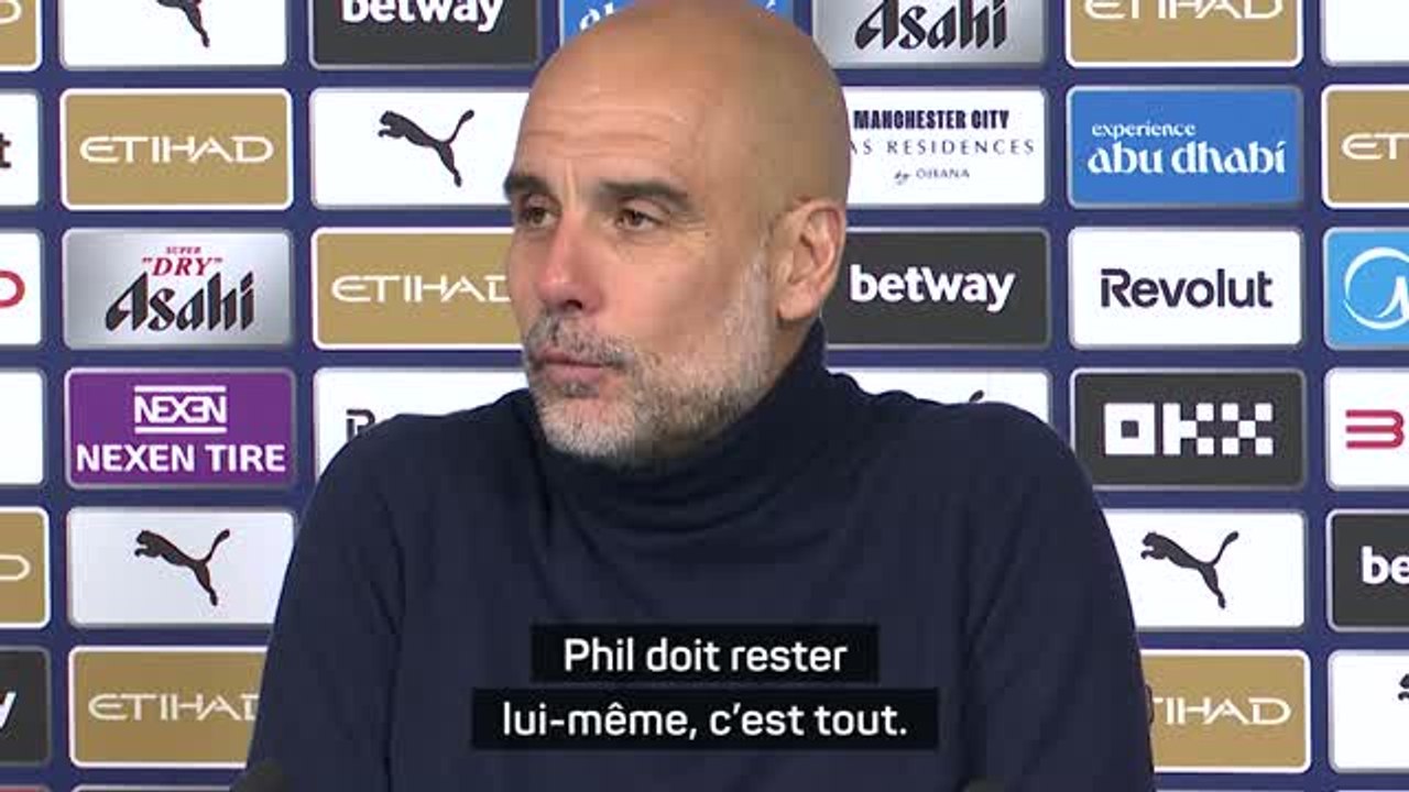 Man. City - Guardiola ravi de l'impact de Foden sur cette fin de saison