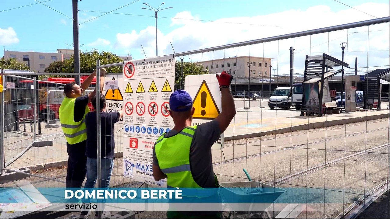 LAVORI A PIAZZA STAZIONE: PARTE LA FASE UNO