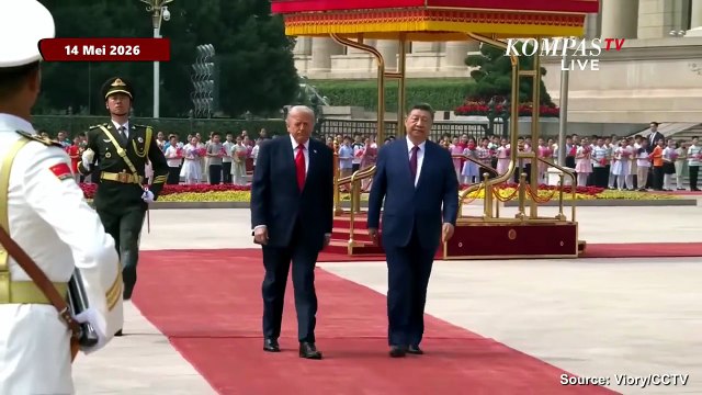 [FULL] Presiden China Xi Jinping Sambut Upacara Kenegaraan Presiden AS Trump di Beijing