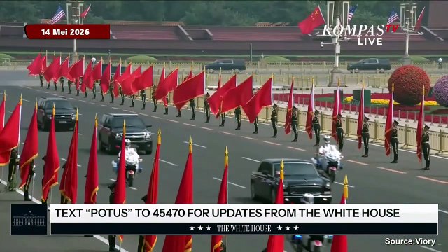 Jabat Tangan! Detik-Detik Trump & Xi Jinping Bertemu di Beijing China