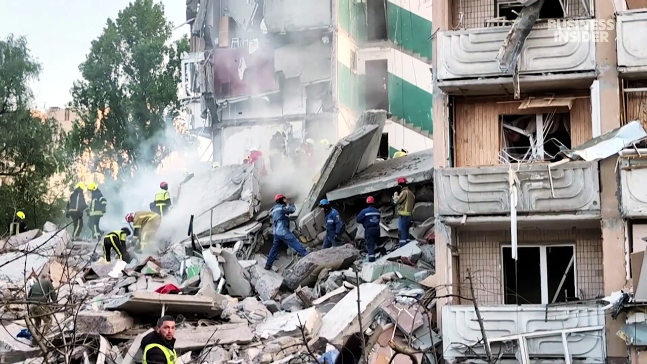 Inside a Kyiv bomb shelter as Russia's unusual daytime drone attack turned into unrelenting overnight missile fire