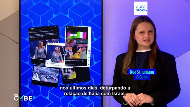 Deepfakes de Meloni distorcem as relações entre Itália e Israel