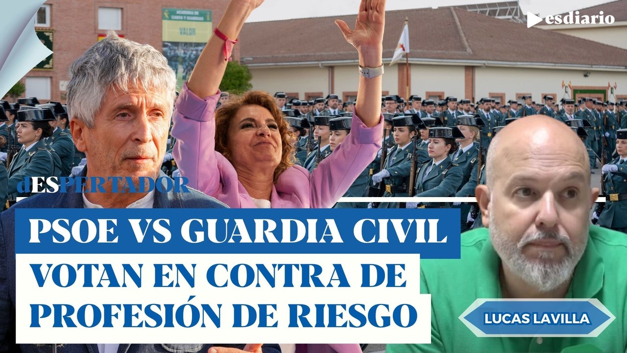 Hipocresía del PSOE  con la Guardia Civil: votan hasta dos veces que no sea una profesión de riesgo