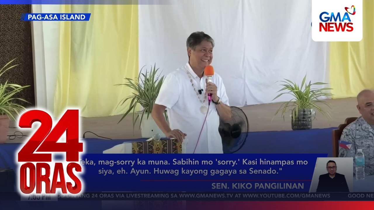 Sen. Pangilinan, hihintayin na ang ethics complaint ni Sen. Padilla imbes pag-usapan ito | 24 Oras