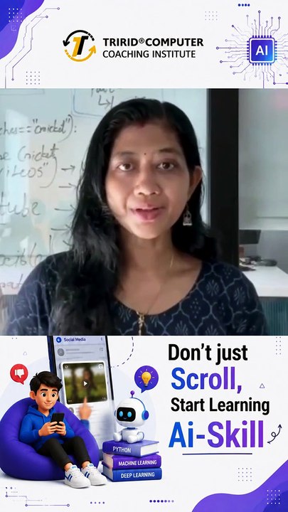 Don't just Scroll, Start Learning AI-Skill - Computer Classes Ahmedabad - TCCI